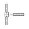 TOOLCRAFT 137854 Knebelschraube M16 110 mm DIN 6304 Stahl brüniert 1 St.