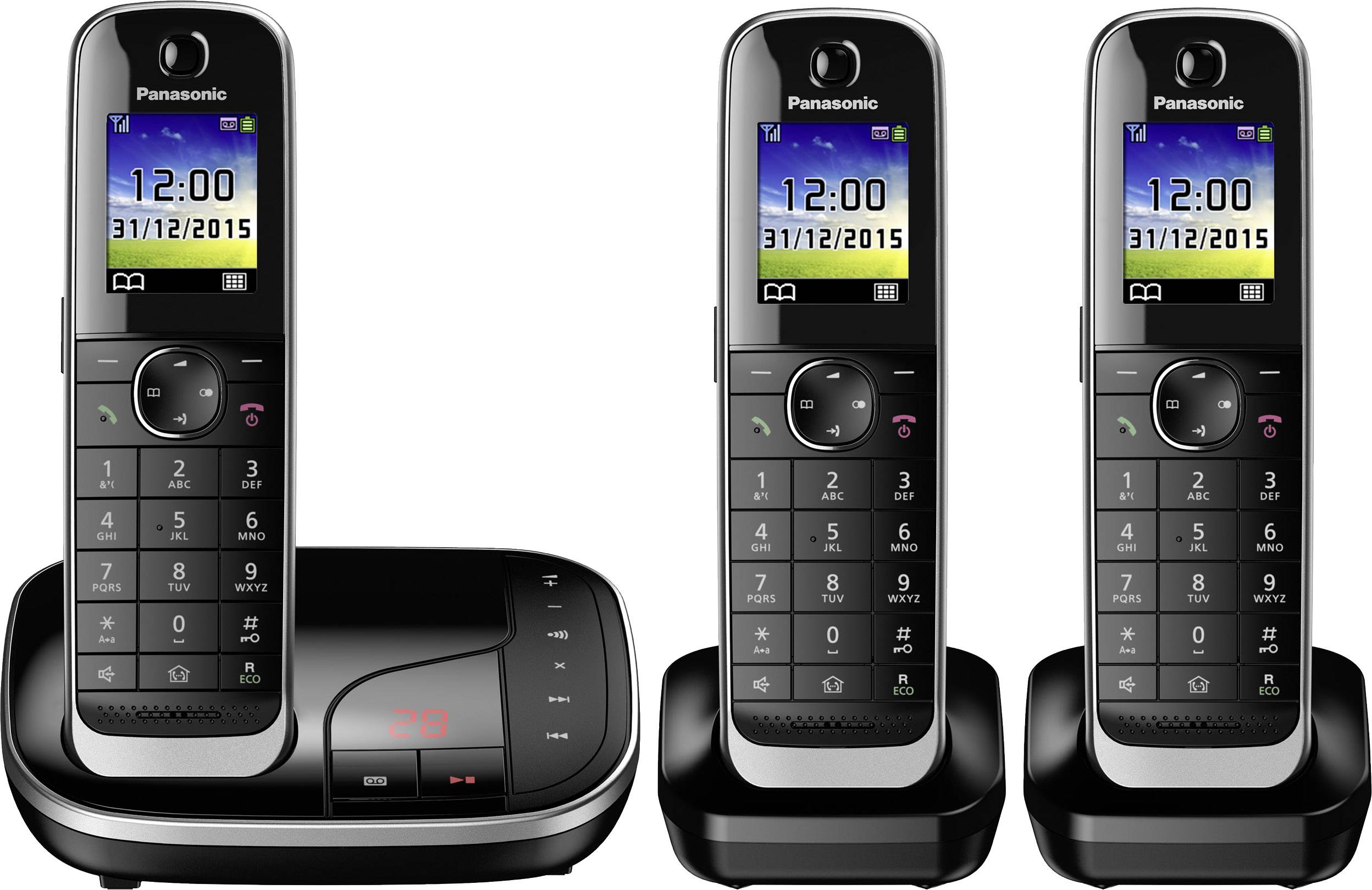 Panasonic KX-TGJ323GB - Schnurlostelefon - Anrufbeantworter mit Rufnummernanzeige-1