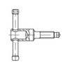 TOOLCRAFT 137869 Knebelschraube M16 70 mm DIN 6306 Stahl brüniert 1 St.