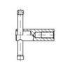 TOOLCRAFT 137874 Knebelmuttern M10 DIN 6307 Stahl brüniert 1 St.