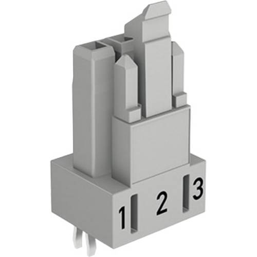WAGO 890-823 Netz-Steckverbinder WINSTA MINI Buchse, Einbau vertikal Gesamtpolzahl: 3 16 A Weiß 100 St.