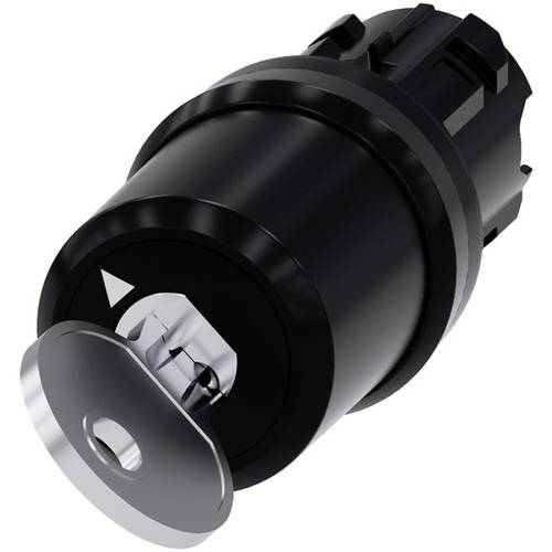 Thumbnail - Siemens 3SU10005BF010AA0 3SU1000-5BF01-0AA0 Schlüsselschalter Frontring Kunststoff Schwarz 1 x 90 ° 1 St.