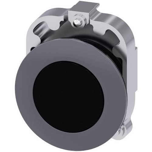 Thumbnail - Siemens 3SU10600JA100AA0 3SU1060-0JA10-0AA0 Drucktaster Frontring Metall, Betätiger flach Schwarz Druckentriegelung 1 St...