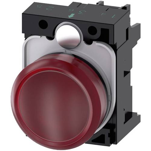 Thumbnail - Siemens 3SU1102-6AA20-1AA0 Leuchtmelder flach Rot 24 V/AC, 24 V/DC 1 St.