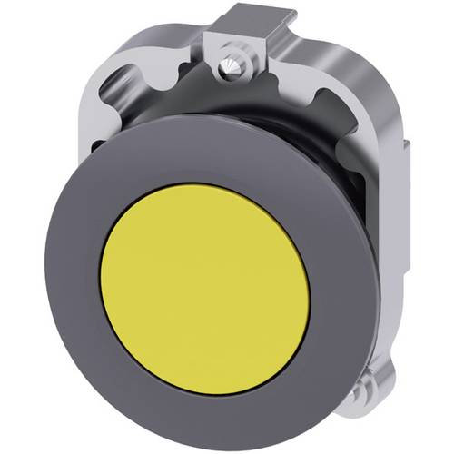 Thumbnail - Siemens 3SU10600JB300AA0 3SU1060-0JB30-0AA0 Drucktaster Frontring Metall, Betätiger flach Gelb 1 St.