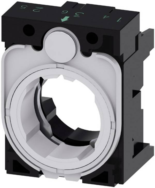 Siemens 3SU1500-0AA10-0AA0 3SU15000AA100AA0 Halter 3-fach (B x H) 30 mm x 40 mm Grau, Schwarz 1 St. Piece