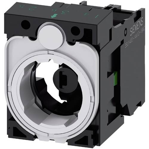 Thumbnail - Siemens 3SU1501-1AG60-1BA0 Kontaktelement, LED-Element mit Adapter 1 Schließer Weiß 24 V DC/AC 1 St.