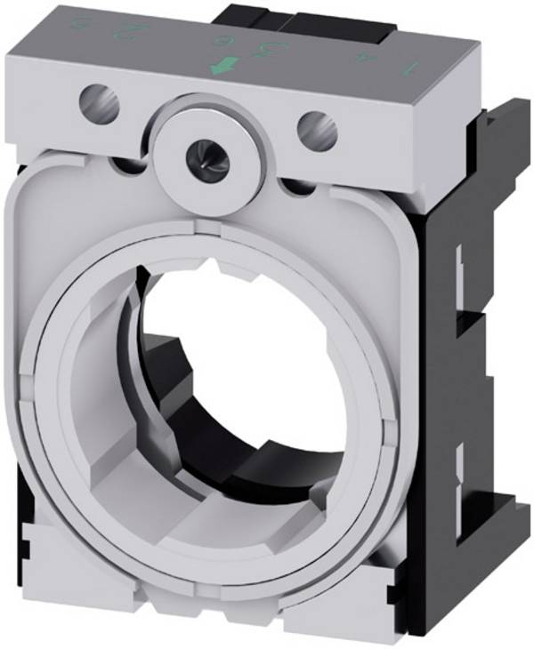 Siemens 3SU1550-0AA10-0AA0 3SU15500AA100AA0 Halter 3-fach (B x H) 30 mm x 40 mm Grau, Schwarz 1 St. Piece