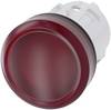 Siemens 3SU1001-6AA20-0AA0 Leuchtmelder flach Rot 1 St.