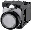 Siemens 3SU11020AB701BA0 3SU1102-0AB70-1BA0 Drucktaster Frontring Kunststoff, Betätiger flach Knopf Klar 1 St. Piece