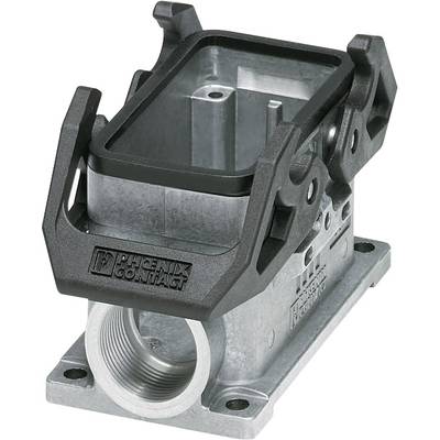 Industrie-Steckverbinder aus Metall mit robustem Gehäuse und Verriegelungsmechanismus, geeignet für raue Umgebungen.