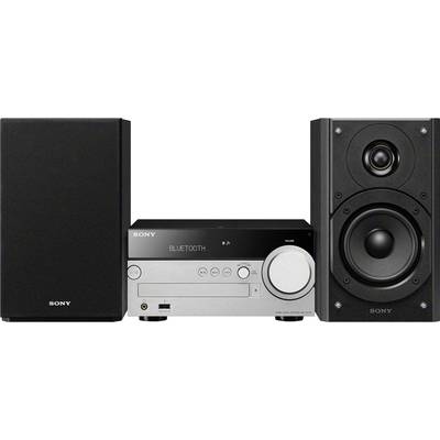 Sony CMT-SX7B Stereoanlage Air-Play, AUX, Bluetooth®, CD, DLNA, DAB+, USB, UKW, Spotify, Multiroom-fähig 100 W Schwarz