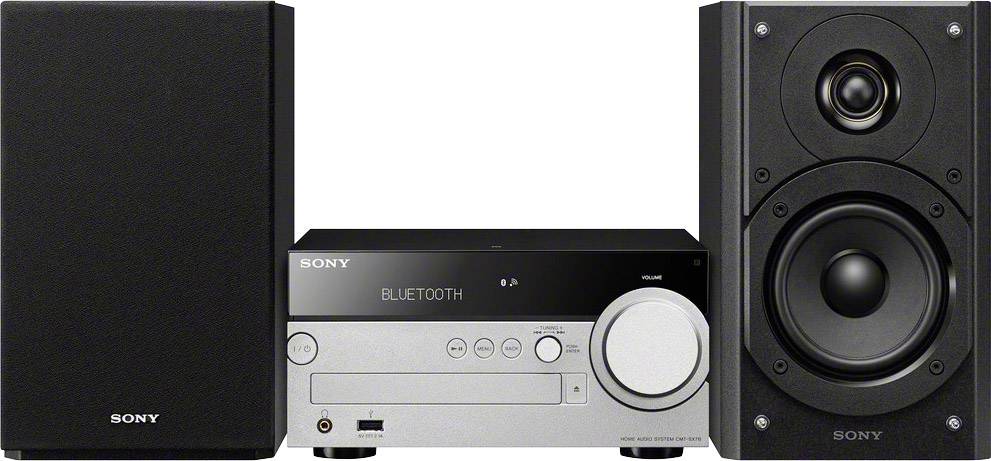 Sony CMTSX7B Stereoanlage AirPlay, AUX, Bluetooth®, CD, DLNA, DAB+