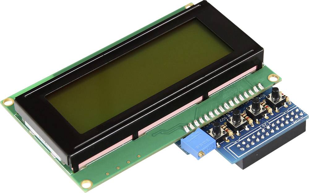Raspberry Pi® Joy-it RB-LCD20x4 Display-Modul 10.5cm  4.13 Zoll  20 X 4 Pixel Passend Fuer Entwicklungskits