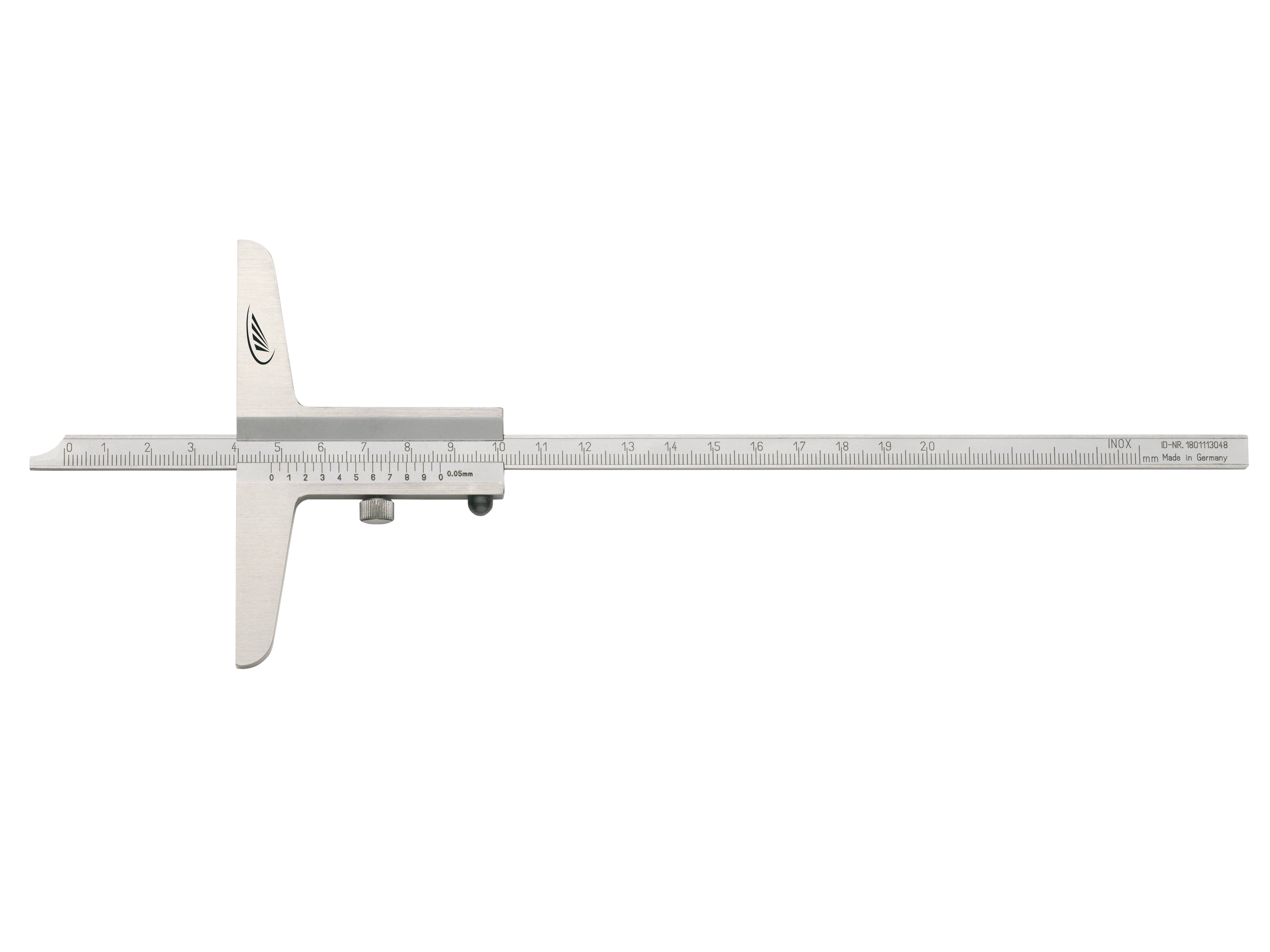 Tiefenm. m.gerader Stange R. 1/20 12x4 300 x 150mm-0