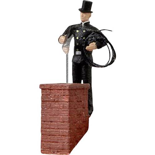 Viessmann Modelltechnik H0 Kaminkehrer mit bewegtem Arm Bemalt, Stehend