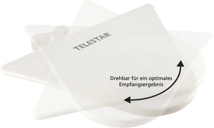 Telestar Antenna 10 Aktive DVB-T/T2-Dachantenne Außenbereich Verstärkung: 51 dB Weiß-1