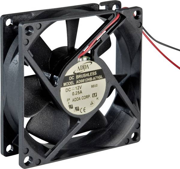 ADDA AD0824HB-C71(N) Axiallüfter 24 V/DC  (L x B x H) 80 x 80 x 20 mm