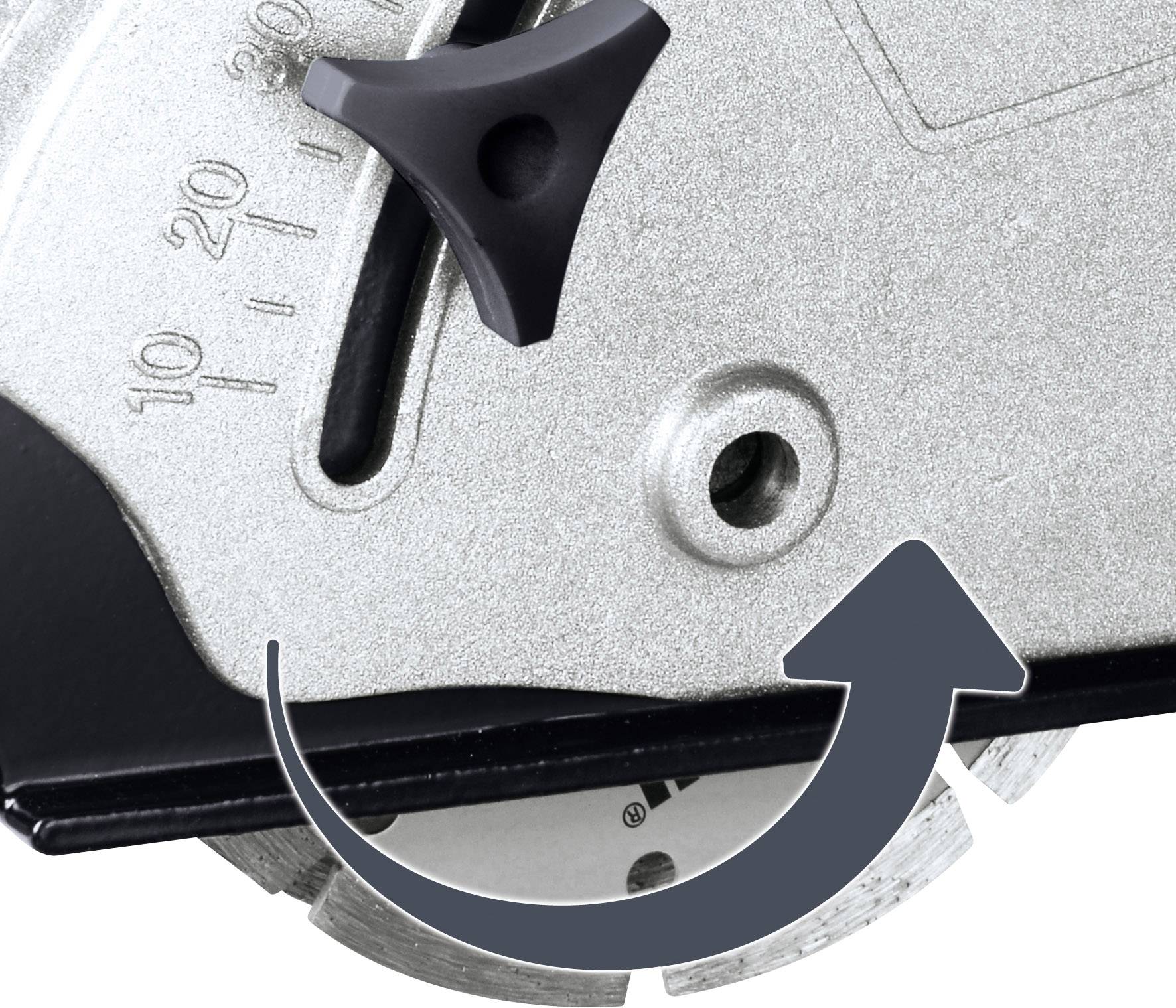 Einhell TH-MA 1300, Überlastschutz, Rot, Weiß, 12,5 cm, 9000 RPM, 8 mm, 3 cm-6