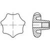 TOOLCRAFT Sterngriffe 16 mm Grauguss 138256 5 St. (Ø x L) 80 mm x 16 mm