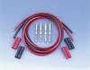 VOLTCRAFT MS 4041/2*1 Messleitungs-Set Lamellenstecker 4 mm Lamellenstecker 4 mm 1.00 m Schwarz, Rot 1 Set