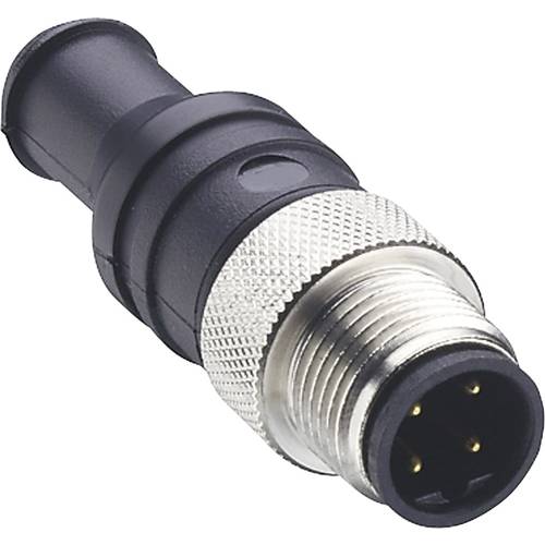 Belden 11024-1 Sensor-/Aktor-Datensteckverbinder M12 Stecker, gerade Polzahl Sensoren: 4 1 St.