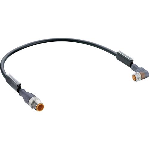 Belden 11750-1 Sensor-/Aktor-Steckverbinder, konfektioniert M12 Stecker, gerade, Buchse, gewinkelt 0.60 m Polzahl Sensor...