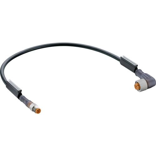 Belden 11778-1 Sensor-/Aktor-Steckverbinder, konfektioniert M12 Stecker, gerade, Buchse, gewinkelt 1.00 m Polzahl Sensor...