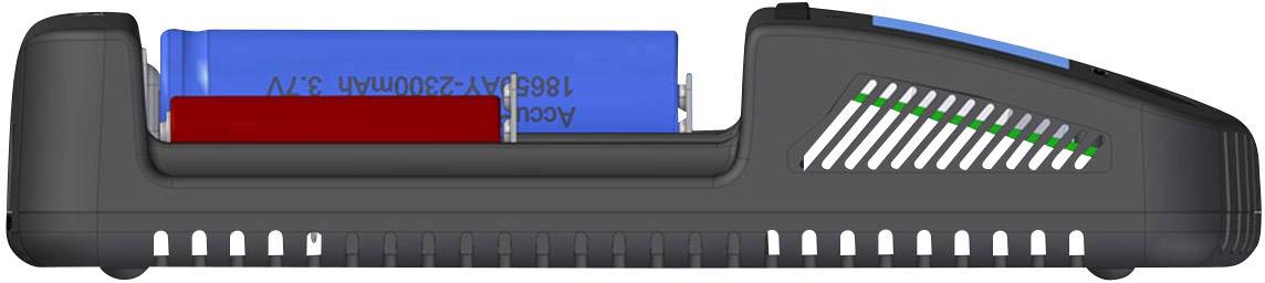 AccuPower IQ338 Rundzellen-Ladegerät NiCd, NiMH, LiIon 10340, 10350, 10440, 10500, 12500, 12650, 13500, 13650, 14500, 14-4