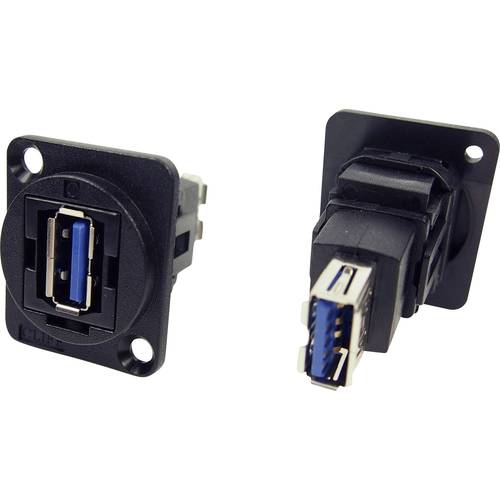 Thumbnail - XLR Adapter USB 3.0 A Buchse auf USB 3.0 A Buchse Adapter, Einbau CP30205N CP30205N Cliff Inhalt: 1 St.