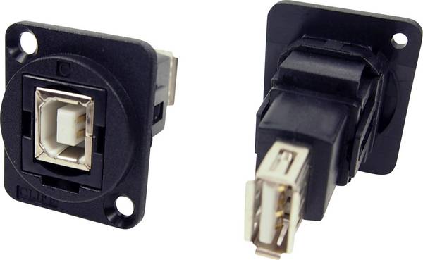 XLR Adapter USB 2.0 B Buchse auf USB 2.0 A Buchse Adapter, Einbau CP30207N CP30207N Cliff Inhalt: 1 St.