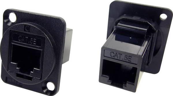 XLR Adapter UTP RJ45 Cat5e auf RJ45 Cat5e Adapter, Einbau CP30220 CP30220 Cliff Inhalt: 1 St.
