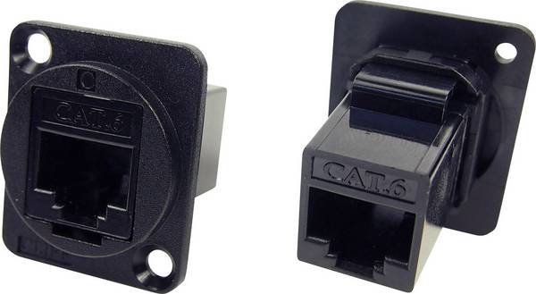 XLR Adapter UTP RJ45 Cat6 auf RJ45 Cat6 Adapter, Einbau CP30222 CP30222 Cliff Inhalt: 1 St.