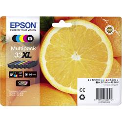 Epson Ink set T3357, 33XL originál černá, foto černá, azurová, purppurová, žlutá C13T33574011