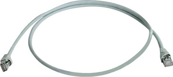 TELEGÄRTNER Patchkabel S/FTP, Cat.6A, LSOH, grau, 1,5 m