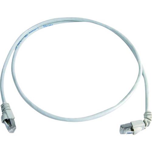 Thumbnail - Telegärtner 100008023 RJ45 Netzwerkkabel, Patchkabel CAT 6a S/FTP 1.00 m Weiß Flammwidrig, Halogenfrei 1 St.