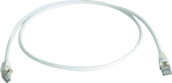 TELEGÄRTNER Patchkabel S/FTP, Cat.6A, LSOH, weiß, 1 m
