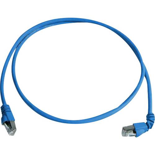 Telegärtner 100008291 RJ45 Netzwerkkabel, Patchkabel CAT 6a S/FTP 2.00 m Blau Flammwidrig, Halogenfrei 1 St.