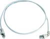 TELEGÄRTNER Patchkabel S/FTP Cat.6A (ISO/IEC), MP8 FS500, LSZH, 1x90°, 1:1, weiß, 2 m