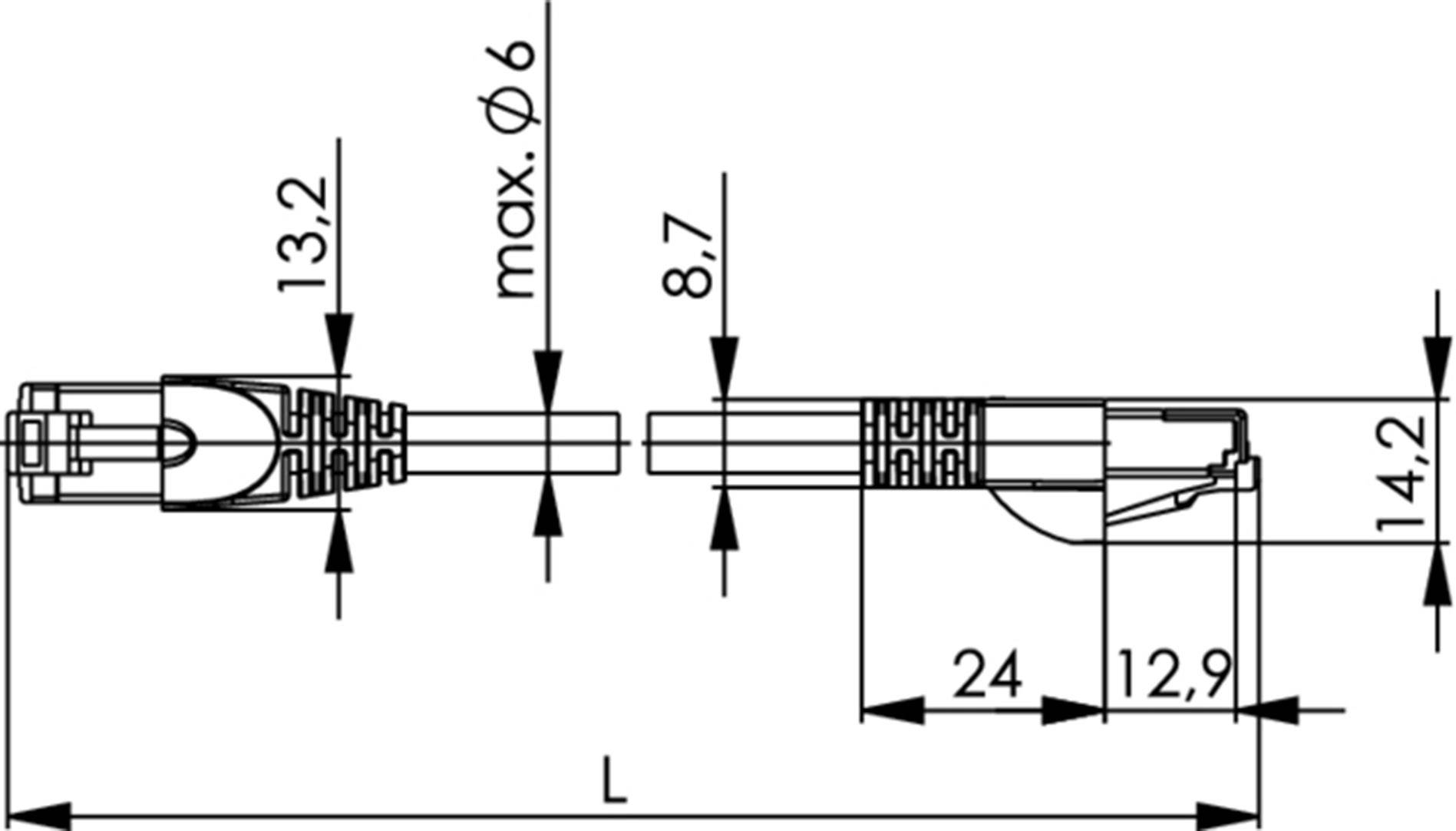 Telegärtner Patchkabel Cat5 gn 100008840-3
