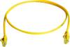 Telegärtner L00000E0071 RJ45 Patchkabel CAT 5e U/UTP 1.00 m Gelb Flammwidrig, Halogenfrei 1 St.