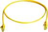 Telegärtner 100008056 RJ45 Patchkabel CAT 6 U/UTP 1.00 m Gelb Flammwidrig, Halogenfrei 1 St.