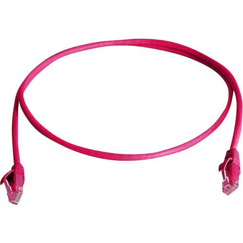 Thumbnail - Telegärtner 100008719 RJ45 Netzwerkkabel, Patchkabel CAT 6 U/UTP 5.00 m Rot Flammwidrig, Halogenfrei 1 St.