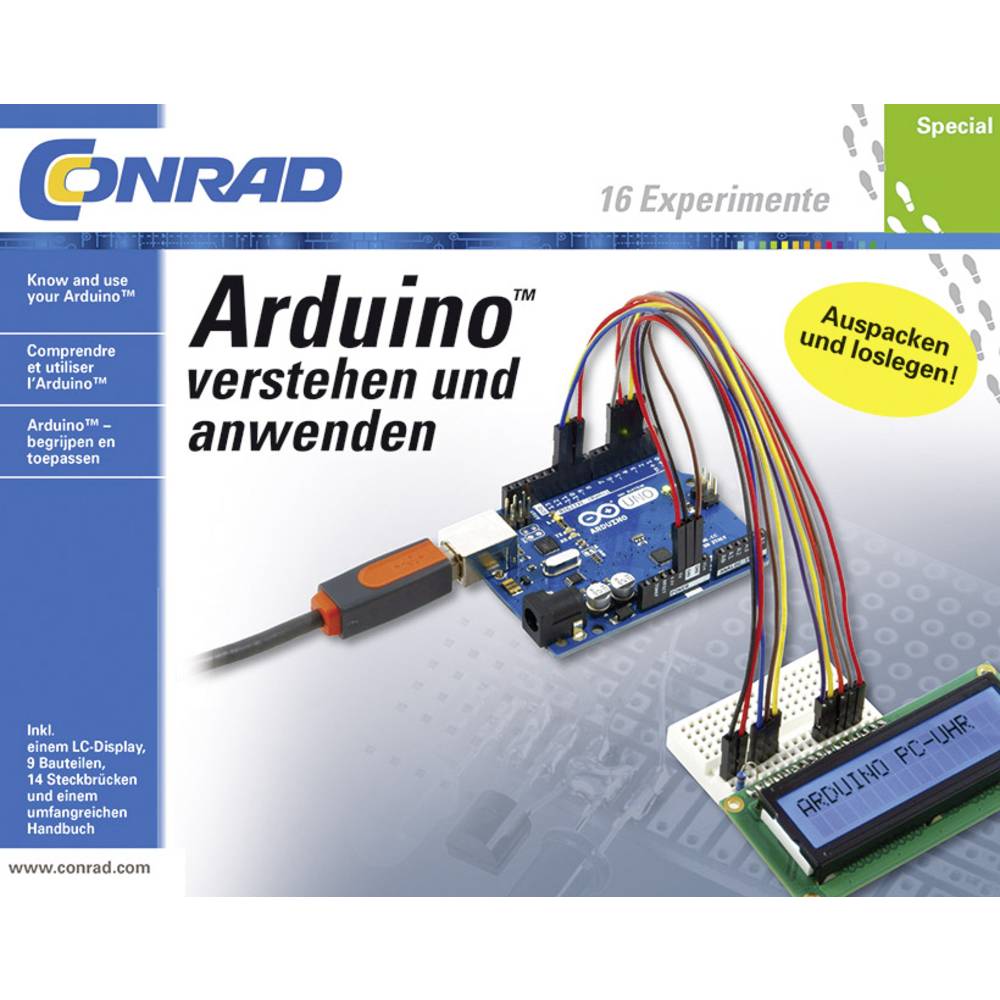 Conrad Arduino-leerpakket 10174 Leeftijdsklasse: vanaf 14 jaar