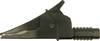 Cliff Croc Clip Sicherheits-Abgreifklemme Steckanschluss 4 mm CAT III 1000 V Schwarz