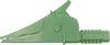 Cliff Croc Clip Sicherheits-Abgreifklemme Steckanschluss 4 mm CAT III 1000 V Grün