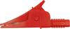 Cliff Croc Clip Sicherheits-Abgreifklemme Steckanschluss 4 mm CAT III 1000 V Rot