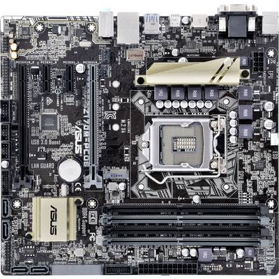 Asus Z170M-Plus Mainboard Sockel (PC) Intel® 1151 Formfaktor (Details) Micro-ATX Mainboard-Chipsatz Intel® Z170