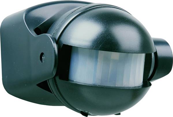 Smartwares 10.017.11 Aufputz PIR-Bewegungsmelder 180 ° Schwarz IP44