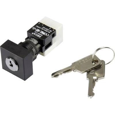 DECA 1384382 ADA16K6-AA0-DC Schlüsselschalter 250 V/AC 5 A 1 x Aus/Ein 1 x 90 ° IP65 1 St. 